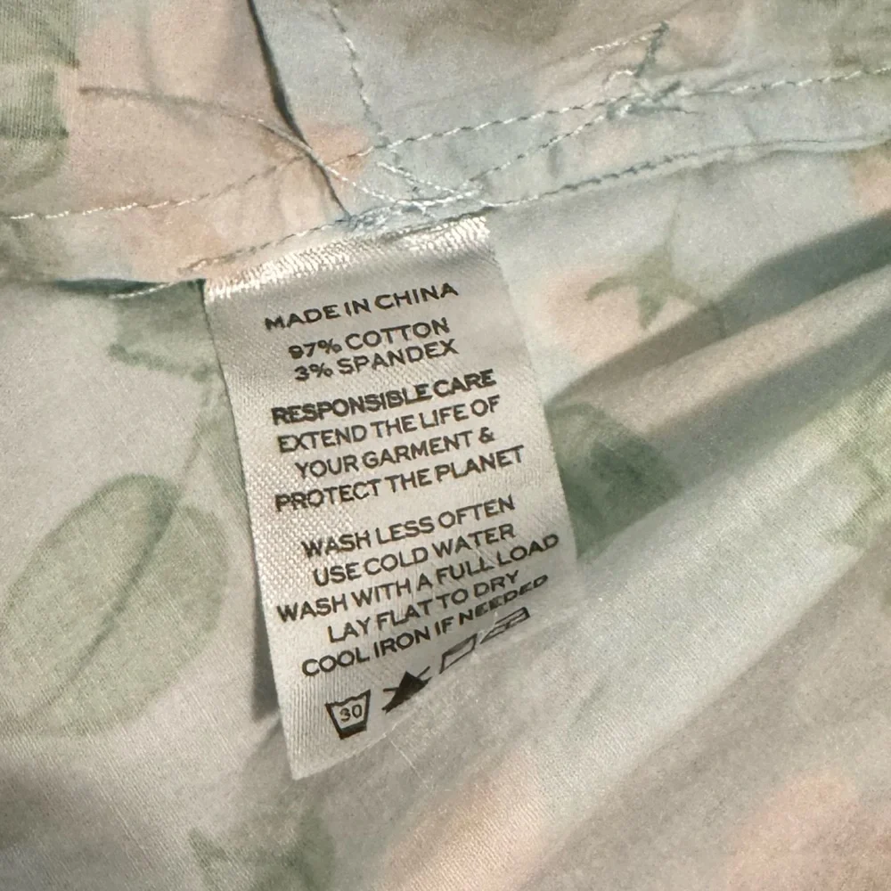 Hill House Elizabeth Mini Nap Dress in Blue Roses Cotton XS - Picture 6 of 6